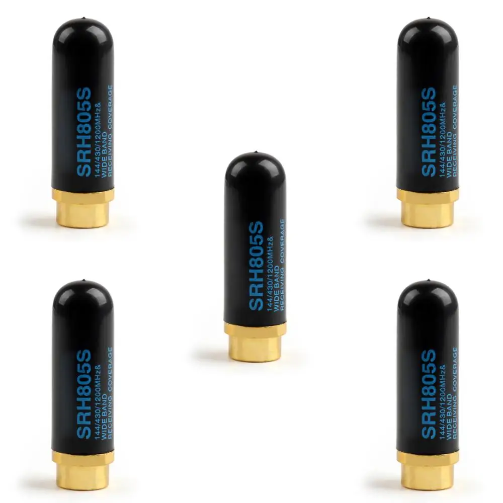 

Artudatech 5 шт Harvest SRH805 4,5 см короткая двухдиапазонная антенна SMA-Male для YAESU для ICOM Ham Radio