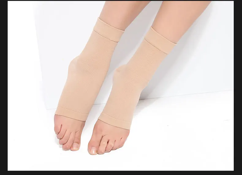 Вторичная Спортивная медицинская защита лодыжки Предотвращение растяжения лодыжки эластичная защита упражнения давление носки лодыжки носки