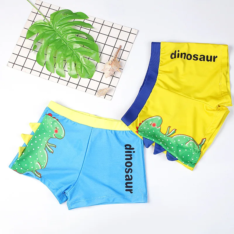 

Cross Border New Style KID'S Swimwear BOY'S Cartoon Dinosaur Swimming Trunks Children Male Baby Swimming Trunks CHILDREN'S Swimm