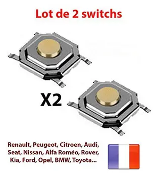 

Interruptor para llave a distancia de Peugeot, Citroën, Renault, Toyota, Nissan, BMW, VW, Kia