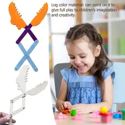 Деревянная механическая модель Руки DIY Детская игрушка образование научный эксперимент детское воображение и творчество