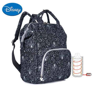 

Disney 2020 New Fashion Diaper Backpack Multi-Function Mother's Bag Maternity Backpack For Travel Waterproof Large Capacity