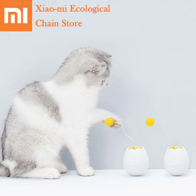 

Xiaomi Furrytail Electronic Motion Cat Toy Smart Interactive Toys Pet Funny Companion Flutter Rotating Interactive Puzzle Toys