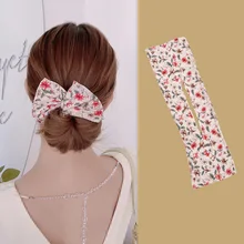 1 pieza de bandas para el pelo para mujer, pinzas para el pelo florales pequeñas de moda francesa, accesorios de herramientas de peinado para mujer