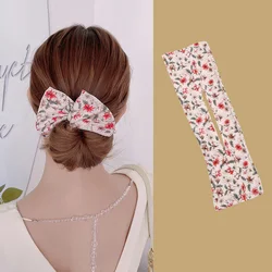 1 Piece of Women's Styling Hair Bands French Fashion Small Floral Hair Clips Lazy Disk Hair Women's Styling Tools Accessories