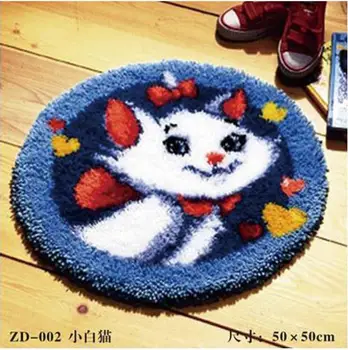 

cat Picture Latch hook rug kits crochet hooks knitting needles Felt Craft sets for embroidery stitch thread Cross-stitch Carpet