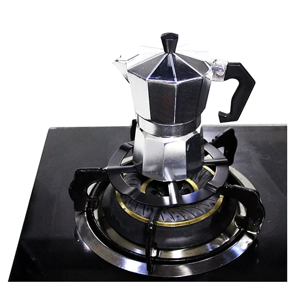 Универсальная сверхпрочная стальная стойка для Moka Bialett Кофеварка газовая плита Поддержка Полка