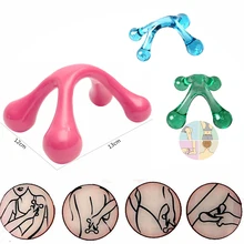 

Four Ball Back Mini Massage Stick Relax Acupressure Health Massage Tool Random Color