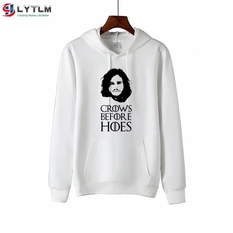 

LYTLM Children Sweatshirt Girl Jon Snow Kids Clothes for 11 Years Girls Crows Before Hoes Boy Hoodie Children Kids Hoodies Boy