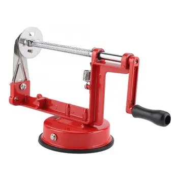 

Stainless Steel Potato Twister Hand Crank Manual Spiral Potato Chips Twister Cutter Suction Base Manual Kitchen Tool