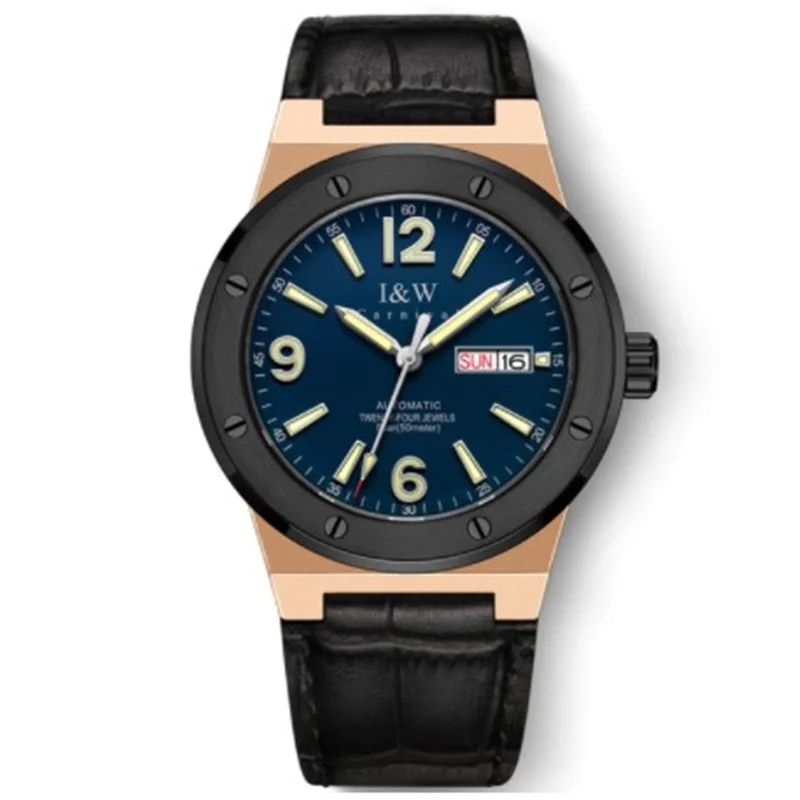 2021 New Switzerland IW Mechanical Watch For Men Luxury Brand Automatic Watches 50M Waterproof NH36A Reloj Hombre Luminous Sport 