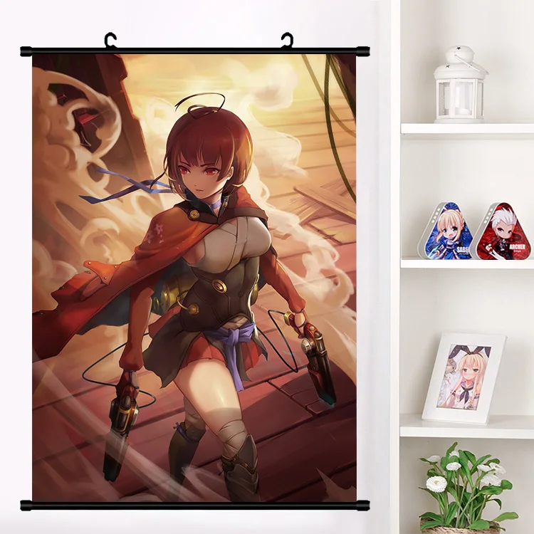 Японское аниме кабанери железной крепостной мумэй настенный плакат Otaku коллекция домашнего декора - Цвет: C