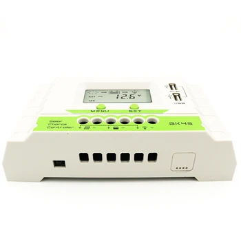 

LCD 40/30/20/10 AMPS A Solar Panel Charger Controller Battery Regulator Voltage Control 12 24 v Vdc Volt Protect