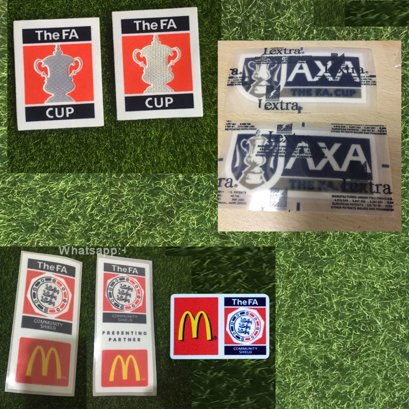 FA Cup Patch FA commerity shield футбольный значок бархатный кашемировый материал