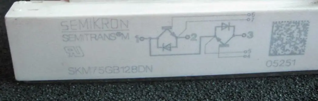 1 шт. модуль питания SKM75GB128DN