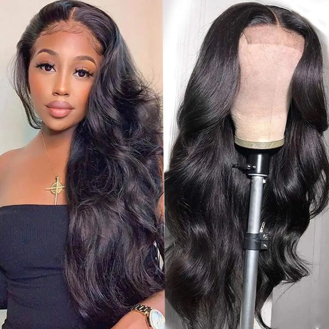 Cheap Peruca 'lace front'