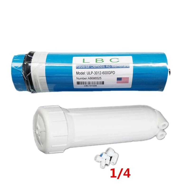 Membran-Gehäuse bleu/blanc Membrane 600 GPD Membrane osmose inverse 3012-600 pour osmosean osmose filtre Osmose eau Osmose 