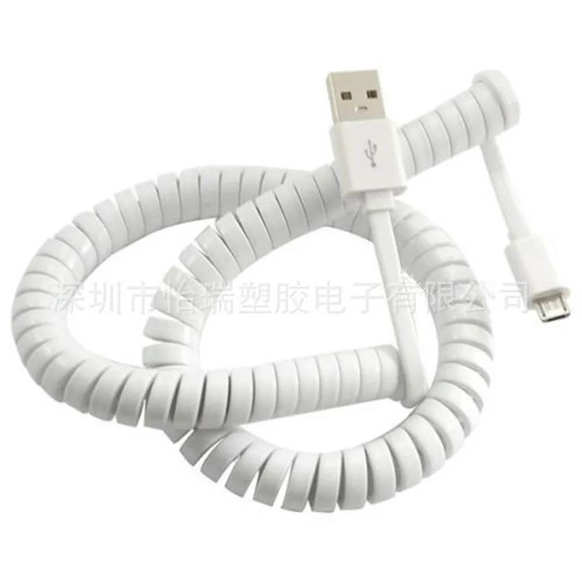 3 м USB 2,0 весной спиральным кабелем Micro 5pin кабель-переходник «папа»-Micro 5pin/мини USB/USB A входящий Штекер кабель для зарядки и передачи данных
