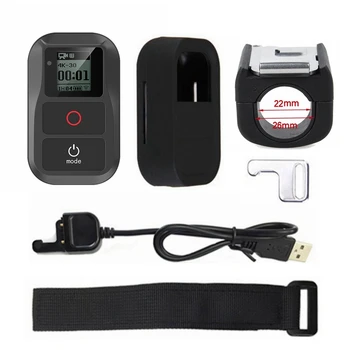 

For GoPro 8 Remote Control Accessories Protective Case+Monopod Pole Mount Buckle Holder For Go Pro Hero 8 7 6 5 Black Max Remote