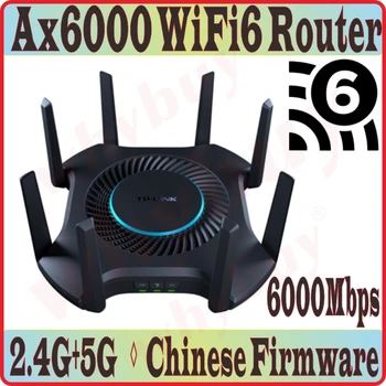 

8 Antennas WiFi6 Wireless Mesh Router 802.11AX Double bands 2.4GHz 1148M + 5GHz 4804M, 2.5G WAN/LAN USB3.0 ports, AX6000 Wi-Fi 6