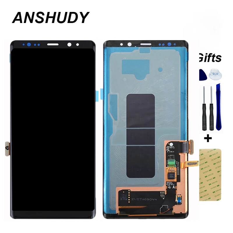 

6.3" AMOLED LCD Display For SAMSUNG Galaxy NOTE8 LCD N9500 N9500F LCD Display Touch Screen Replacement Parts LCD N9500 N9500F