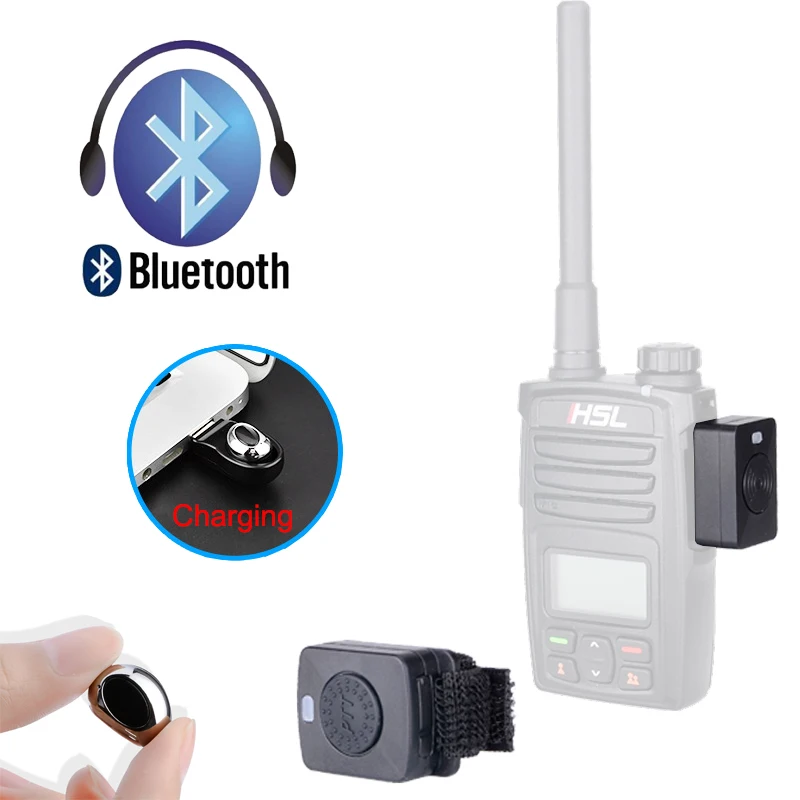 Миниатюрная Bluetooth-Гарнитура Walkie Talkie