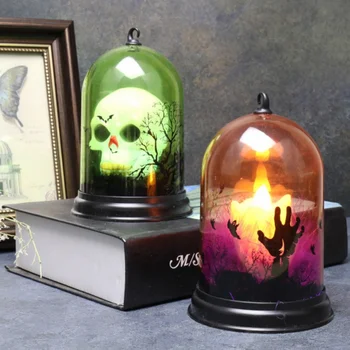 

Halloween Decoration Props Pumpkin Lamp LED Glowing Candle Lamp Skull Lamp-pumpkin Lamp