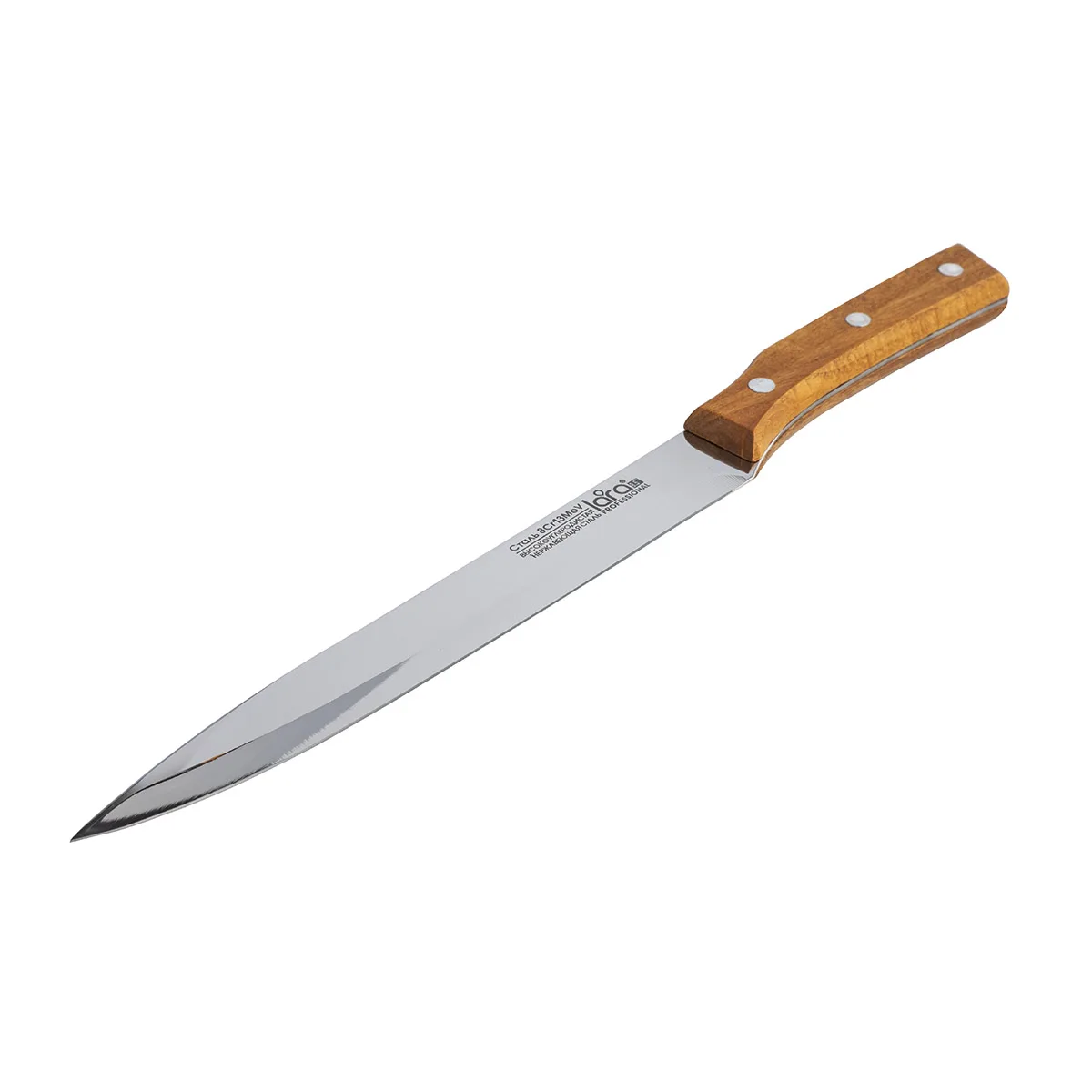 Knife for carving Lara lr05-64 knife kitchen chef SharpKnife Tableware Wooden Tablespoons Spoon bottom вех kinds of plate fry pan cooking aluminum