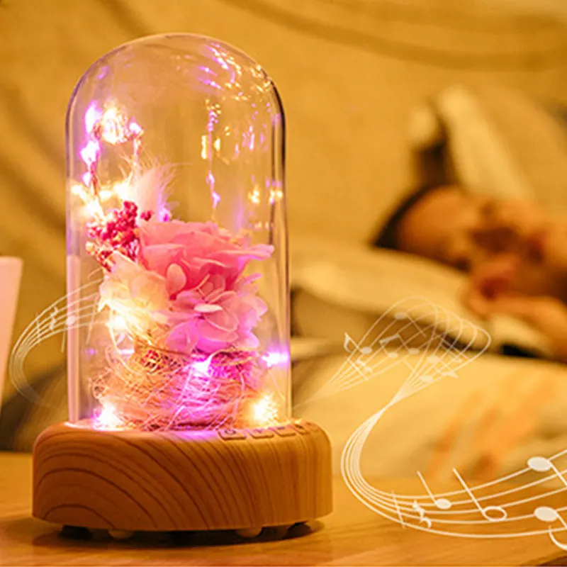 

2019 New product Bluetooth Speaker Wishing Streamer Bottle Decoration Lamp Friends Valentine Gift Bluetooth Sound Light Gift I88