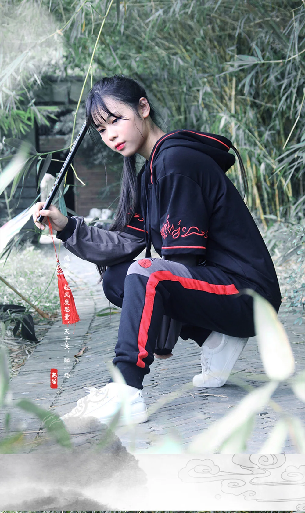 VEVEFHUANG аниме Wei WuXain Grandmaster of Demonic Cultivation Косплей вышитое пальто унисекс юбка костюм для косплея вечерние Hallo