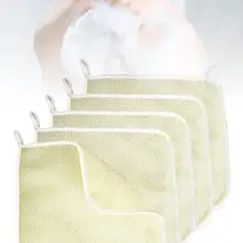 5 шт., отшелушивающая Мочалка для ванной, скраб для тела, мягкое полотенце для душа, для ухода за кожей, для мытья тела, очищающее, отшелушивающее полотенце