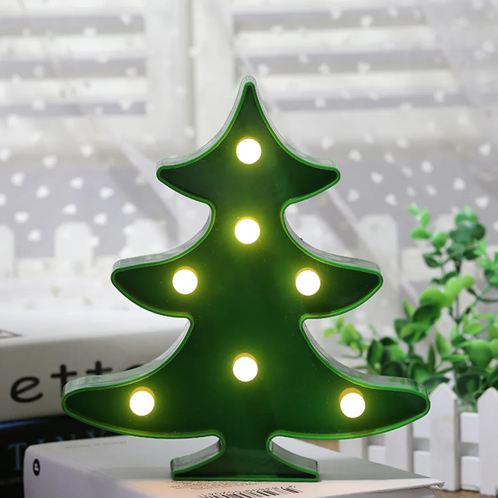 5D DIY алмазная живопись светодиодный светильник Рождественская елка Снеговик Ночник рождественские подарки Домашний декор AA Питание от батареи