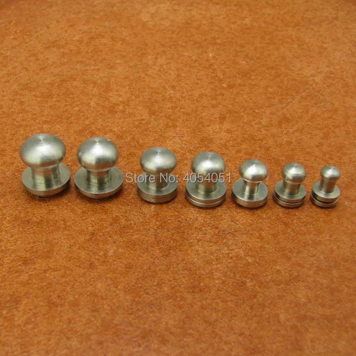 

stainless steel belt Rivet wallet bag screw Pacifier nail head monk diy handmade leather craft key case hardware part