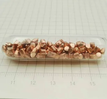 

Copper metal beads - 10 grams 99.99% purity - sealed in ampoule under argon
