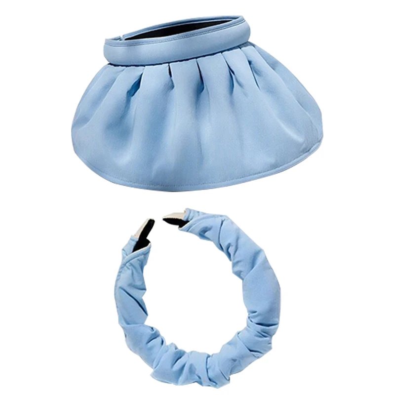 2021 Female Sun Hat One-Cap Dual-Use Shell Cap For Woman Anti-Ultraviolet Beach Visor Outdoor Hollow Top Nice Hat Riding Sunhat
