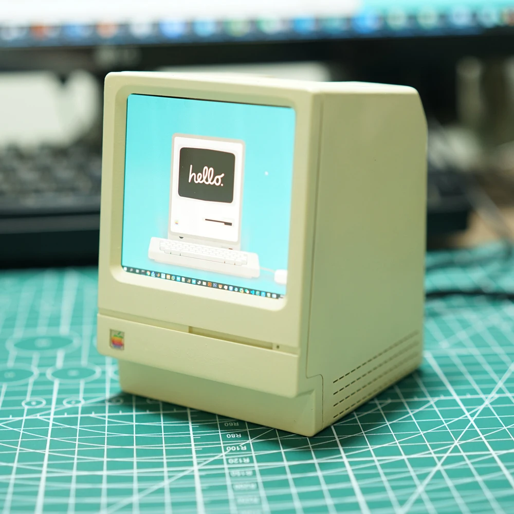 Schermo Secondario Da 3.8 Pollici 1200*1080 Retro Piccolo Tv Macintosh Macintosh Replica Computer Computer