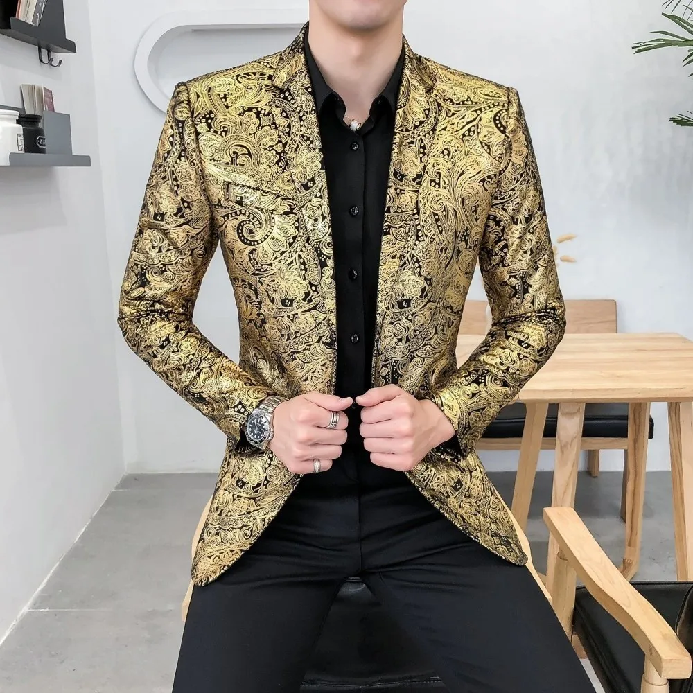 Смокинг формальная одежда Slim Fit Masculino Повседневная Уличная Мужская для ночного
