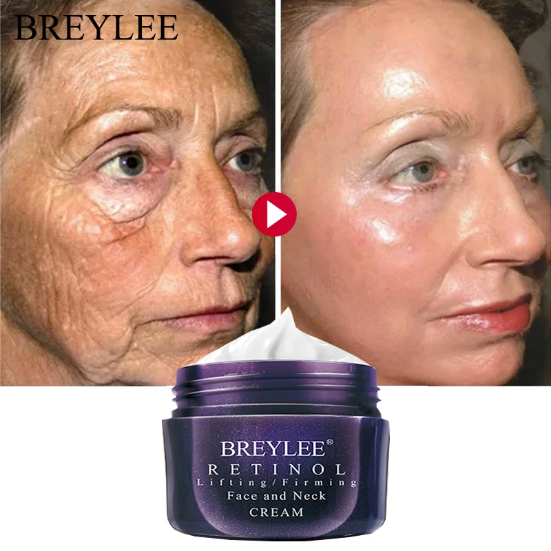 BREYLEE Retinol укрепляющий крем для лица лифтинг шеи против старения удаление морщин