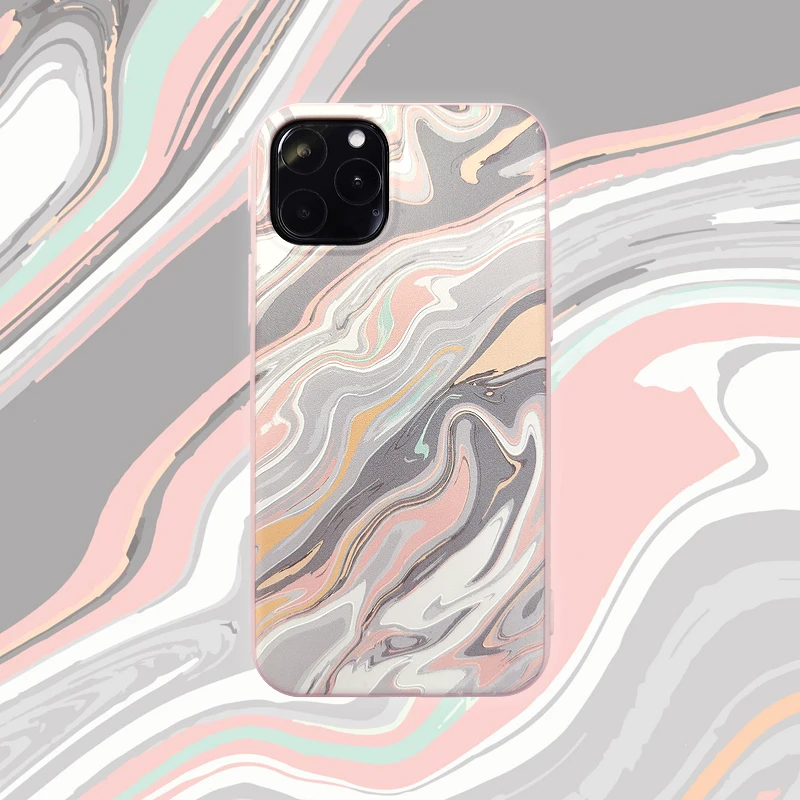Модный градиентный мраморный чехол для телефона для iphone 11 Pro MAX X XR XS Max чехол для iphone 6 6S 7 8 Plus Матовый Мягкий ТПУ полное заднее покрытие