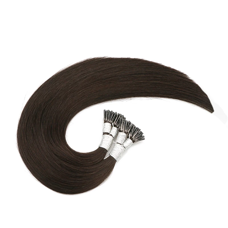 Straight Machine Remy Hair I Tip Keratin Pre bonded Hair Extensions (3)