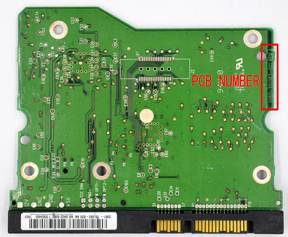 2060-701383-001 REV A HDD PCB Logic Board for WD3200AAJS, WD5000YS Description Image.This Product Can Be Found With The Tag Names Computer Office, Hdd pcb logic board board number, Industrial Computer Accessories, Servers Industrial Computer