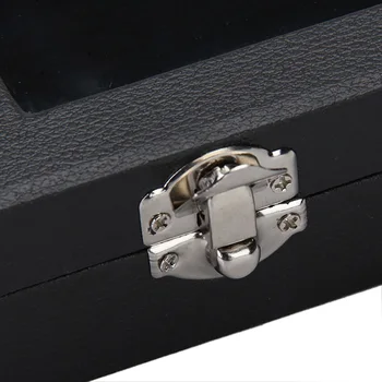 

Wood 48 Pair Rings Cufflinks Earring Jewelry Show Display Box Case Storage