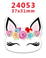 PR24053 30 шт./плоский персонаж из смолы лук diy украшения ремесла аксессуары DIY материалы ручной работы PR23156 - Цвет: PR24053
