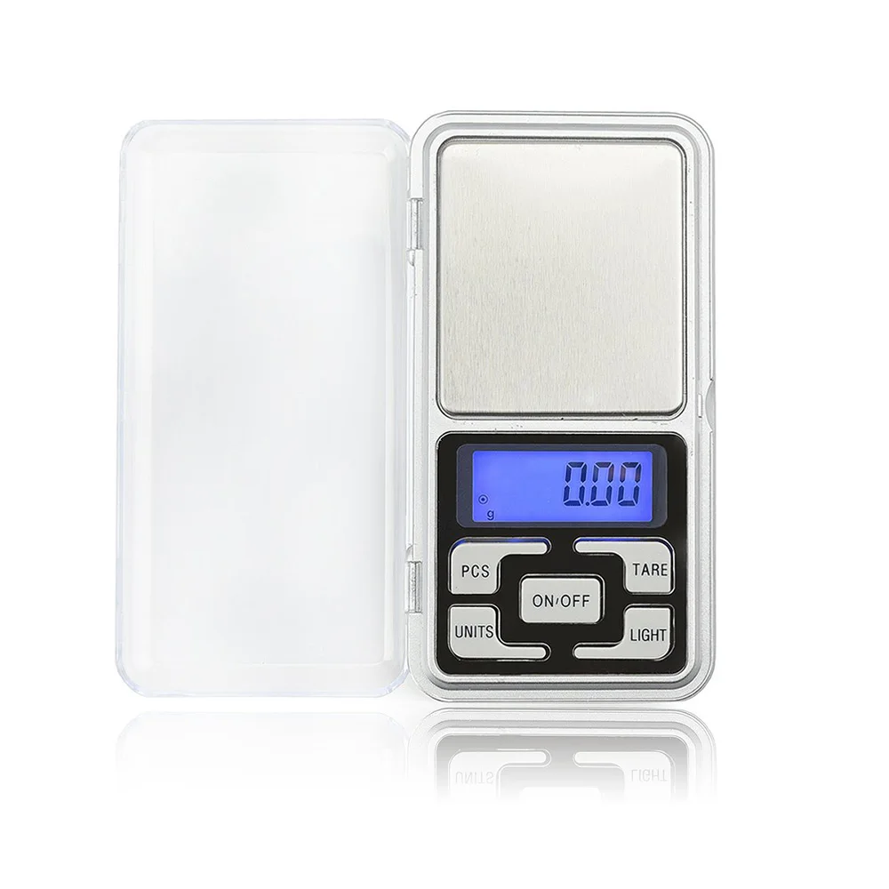 Высокая точность мини электронные цифровые карманные весы ювелирные калибровки весы Портативный Подсчет функция Синий ЖК-дисплей
