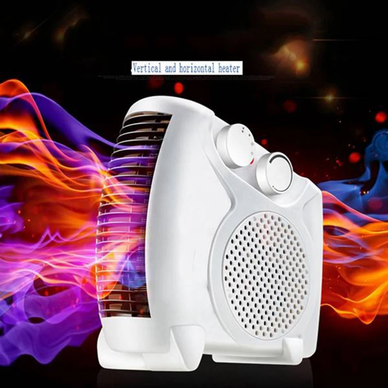Электрический нагреватель Настольный вентилятор-обогреватель портативный высокой мощности грелка Горячая зима электромеханический обогреватель ЕС вилка