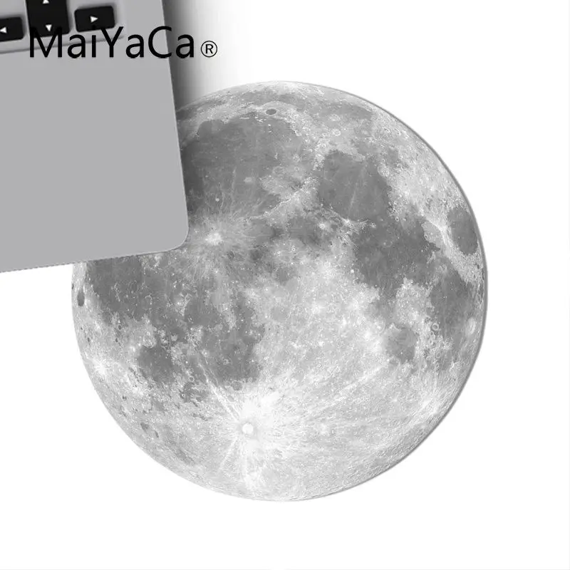 MaiYaCa Новое поступление Луна уникальная настольная панель коврик для игровой мыши Гладкий блокнот для записи настольных компьютеров мат игровой коврик для мыши - Цвет: No Lock Edge25x29cm