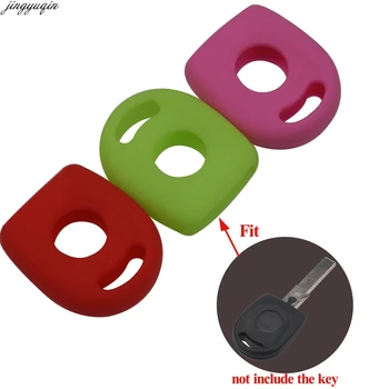 

jingyuqin 10pcs For Volkswagen B5 Passat Golf Phaeton Rabbit Beetle Polo Bora Trans car key Silicone cover case