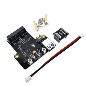 

Raspberry pi X850 mSATA SSD disk expansion board supports 1TB USB 3.0