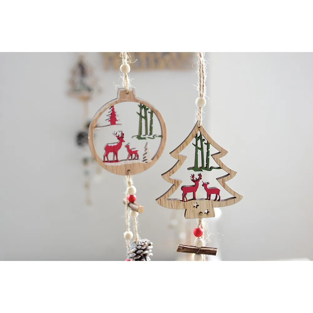 Kerst decoratie украшение орнамент необычная Рождественская елка подвеска с пентаграммой подвесное украшение для дома Рождественское украшение