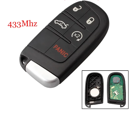 SPCFOR 5 кнопок дистанционный смарт ключ-брелок для Dodge для M3N40821302 433 МГц ID46PCF7953 чип для Jeep Grand Cherokee 2013